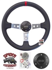 1969-1989 Chevrolet Ss Leather Steering Wheel 14 Track Star