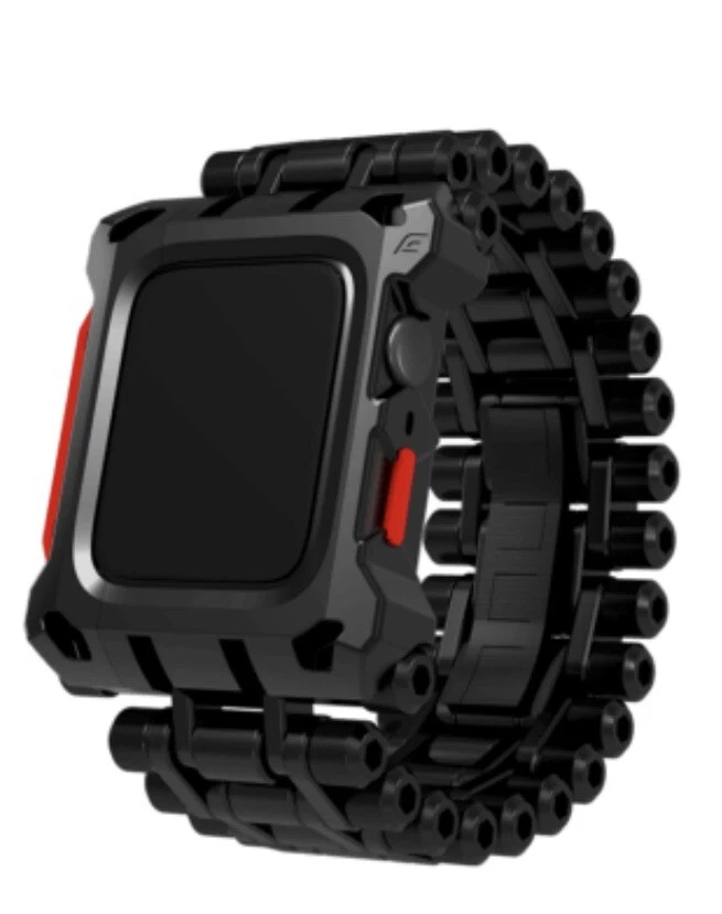 Funda Element Negra OPS Apple Watch CORREA 44mm SELLADA DE FÁBRICA VENTA AL POR MENOR $200 Foto 3 de 4