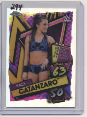 2021 Topps WWE Chrome Slam Attax  Kacy Catanzaro  Refractor 