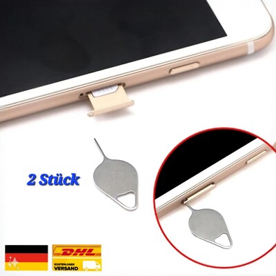 Universal SIM Karte Tray Entfernung Eject Pin Schlüssel Werkzeug Edelstahl Nadel