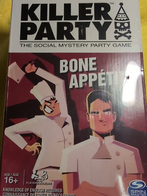 KILLER PARTY: THE SOCIAL MYSTERY PARTYSPIEL SPIN MASTER 16+