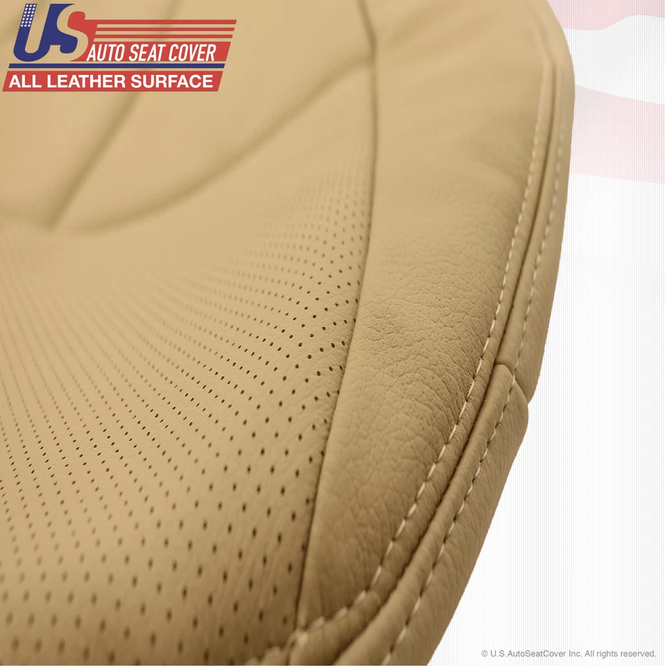 Cubierta inferior del asiento del conductor Mercedes Benz E320 E500 2007 2008 2009 en cuero tostado Foto 2 de 4