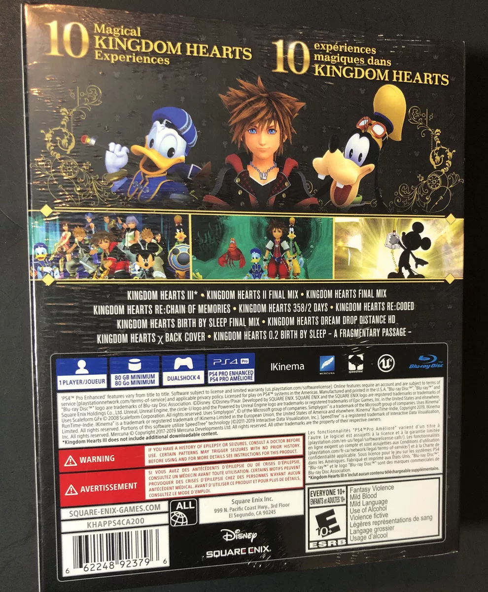 Here's what you get in the new Kingdom Hearts All-in-One Package for PS4