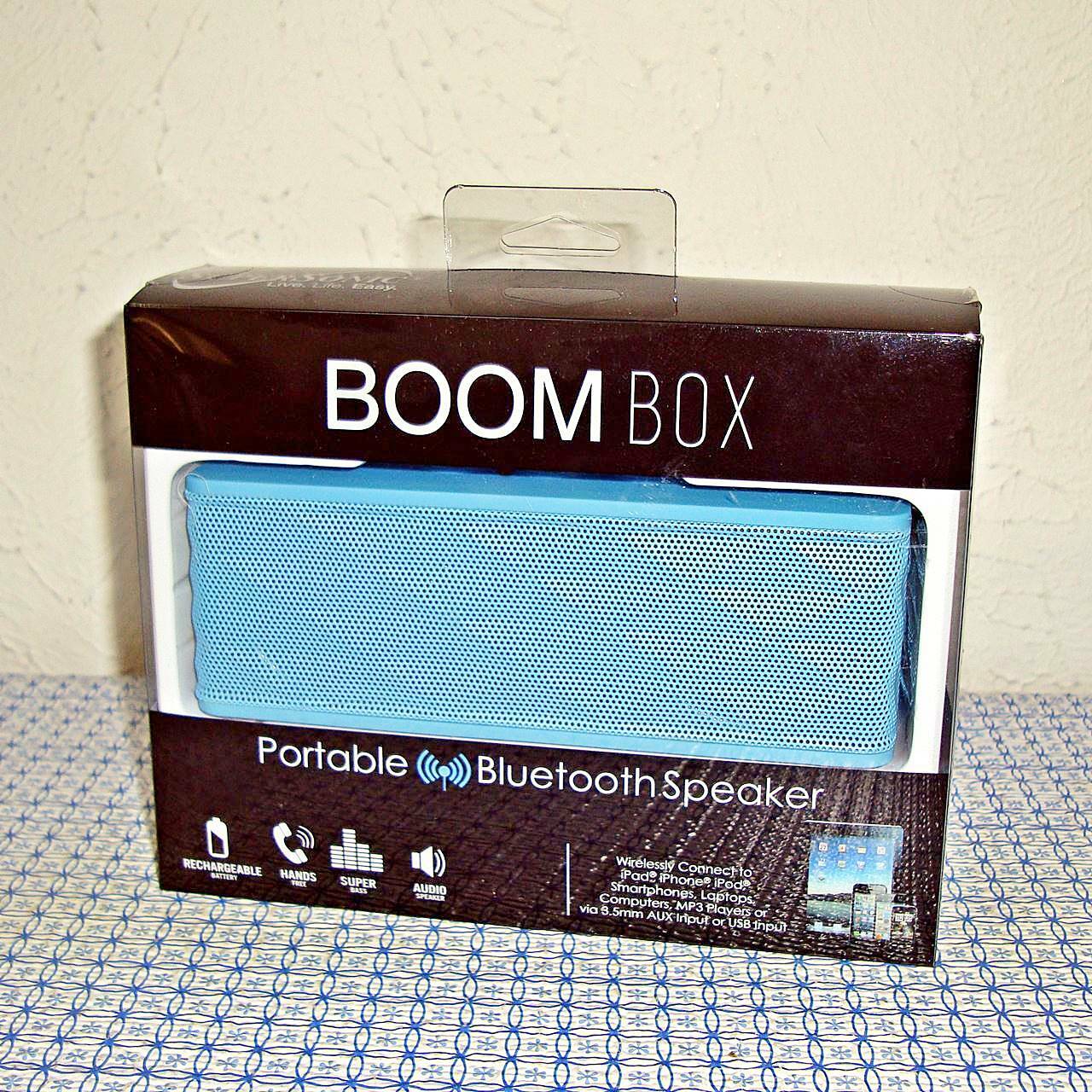 New Supersonic SC-1365BT Wireless Speaker with Built-In Receiver in Blue