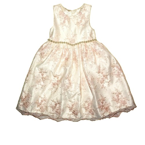 american princess rosette dress American Princess Sleeveless Satin Rosette Dress Size 2T Event Flower Girl