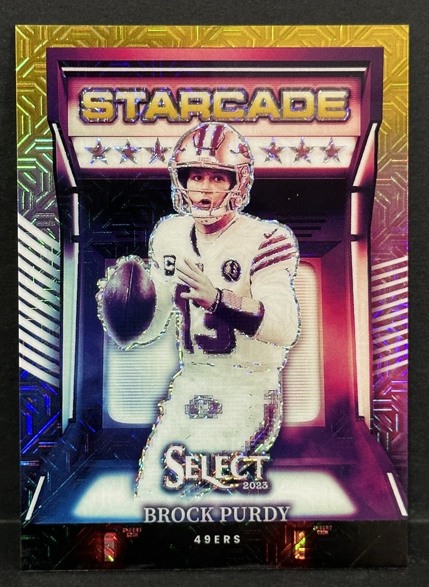 2023 Panini Select Football 49ers Brock Purdy Starcade Case Hit