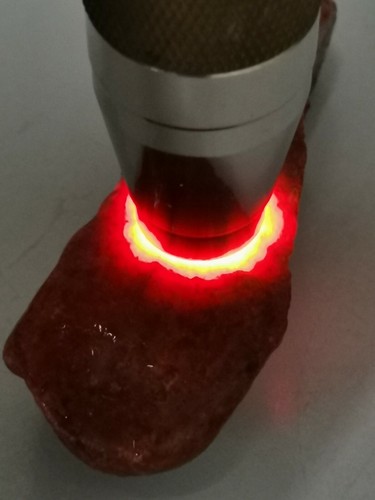 Ice Red Burma Jadeite Jade Rough Stone/鲜冰红天然缅甸翡翠原石/天然ビルマジェダイト原石 - Picture 7 of 12