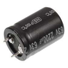 63V 2200uF 22x30mm 105C Snap In Capacitor Jamicon