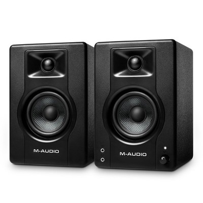 M-AUDIO BX3 3.5'' Wired Studio Monitors Pair Speakers, Black