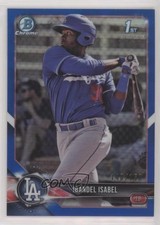 2018 Bowman Chrome Prospects Blue Refractor 148/150 Ibandel Isabel #BCP47 no9