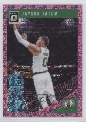 2018-19 Panini Donruss Optic Fast Break Pink Prizm 15/20 Jayson Tatum #76 uk2