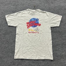 Planet Hollywood T-Shirt Mens Size Medium Gray Walt Disney World 25th USA 1991