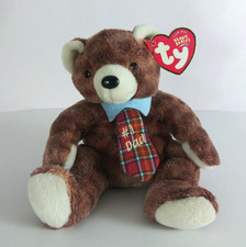 NWT Ty Beanie Babies Pappa 2004 1 Dad Tie Father's Day 8" Plush Retired