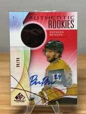 2024-25 SP Game Used Authentic Rookies Red Jersey Auto /99 #259