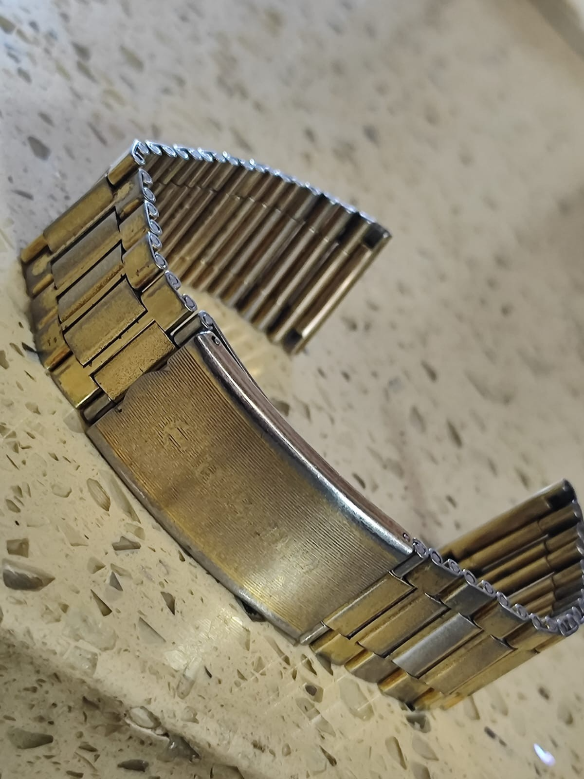 Original RADO Diastar 20 mm Bracelet Gold Tone 20mm  Used