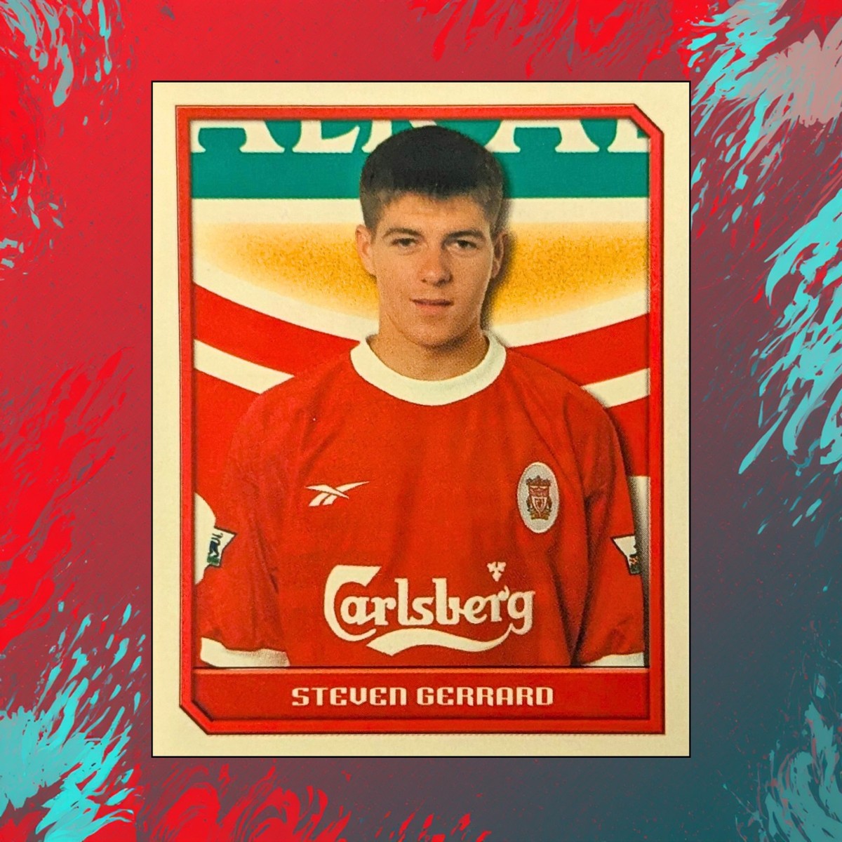 2000 Merlin Premier League Steven Gerrard Liverpool Sticker | eBay