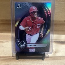 2022 Bowman Platinum - C.J. Abrams #14 (RC)