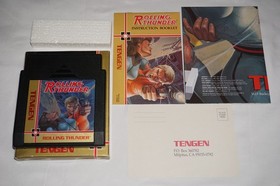 Rolling Thunder (Nintendo NES) Complete in Box w/ Reg CIB