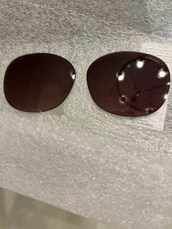 New Authentic Chanel Replacement Lenses For CH5563BA 53mm Brown Gradient