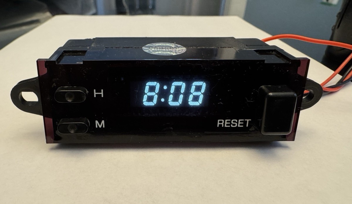 Nissan 300ZX Twin Turbo Clock Digital Time Display Z32 90-96 OEM