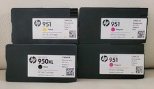 4-Pack OEM HP 950XL/951 Black/Magenta 2 Yellow Ink Cartridges, Open-box, Unused