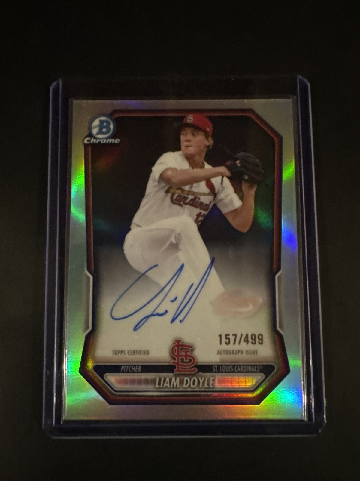 2026 Bowman Chrome Prospects Liam Doyle /499 Refractor  Auto 