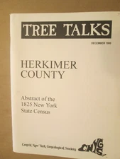 Abstract of the Berkimer County New York 1825 Federal Census