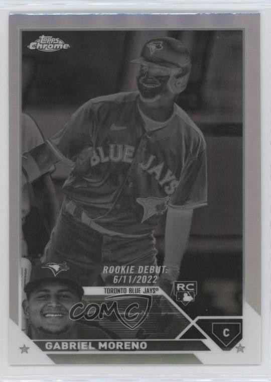 2023 Topps Chrome Update Rookie Debut Negative Refractor Gabriel Moreno 0x5t