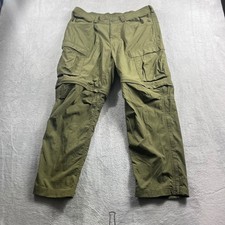 REI Co-op Sahara Convertible Cargo Pants Men 36x28 Olive Green Hiking 23414-FW23
