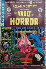 The Vault of Horror No. # 4 March 1992 Tales of the Crypt 64 Pages of Vintage EC