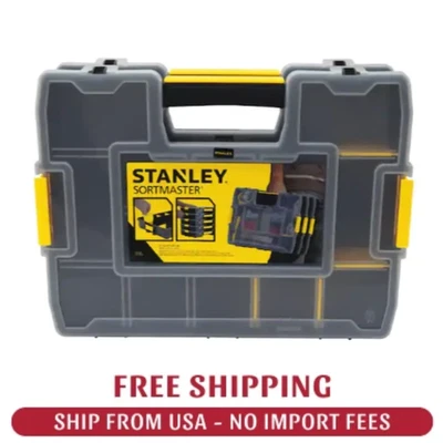 Stanley 14-compartment Portable Hardware Home Small Parts Organizer Tool Storage