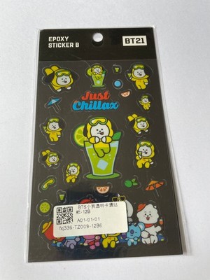 BT21 Epoxy Sticker BTS - Transparent Sticker