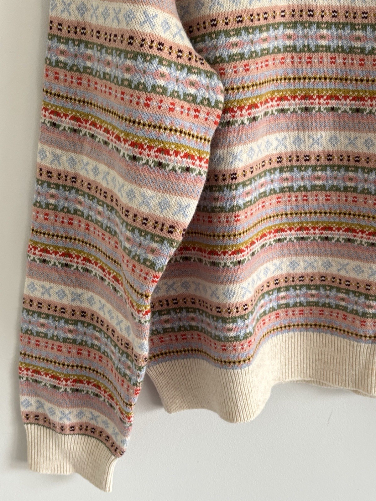 Boden Edie Fair Isle Jumper Size XL New! BNWT R.A.S Limited Edition Sold Out image 3