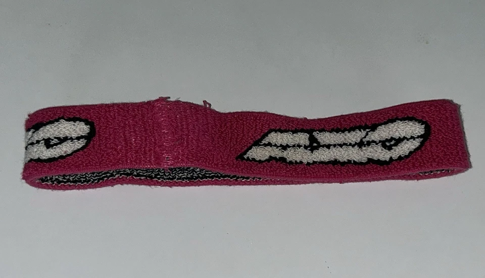 Vintage 1990's Pink AXO Racewear Headband SX MX CR KX RM YZ 20" Good Elastic - Image 2 of 4