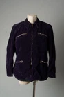 VTG Euro 50S Corduroy Work Jacket Four Zippered Pockets ZIPP Zipper