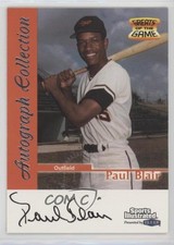 1999 Fleer Sports Illustrated Greats of the Game Auto Paul Blair Auto 7ut