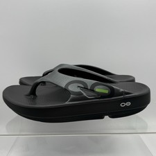 Brand New Oofos Ooriginal Style 1001 Flip Flop Slippers Graphite Men  s Size 8