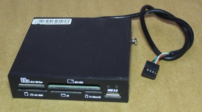 Universal Schwarz Front USB Speicherkartenleser