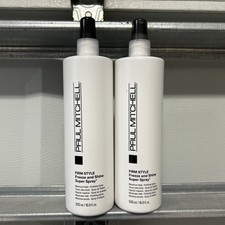 2 PACK Firm Style Freeze and Shine Super Spray Paul Mitchell - 16.9 oz FRESH