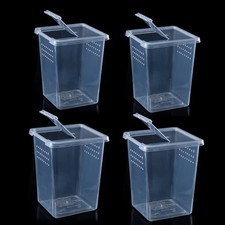 4 PCS Insect Spider Terrariums Breeding Box Hatching Container Small Reptile