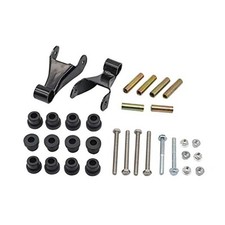 Golf Cart Metal Rear Shackle Kit Including Bushing and Sleeves for 2004-2013