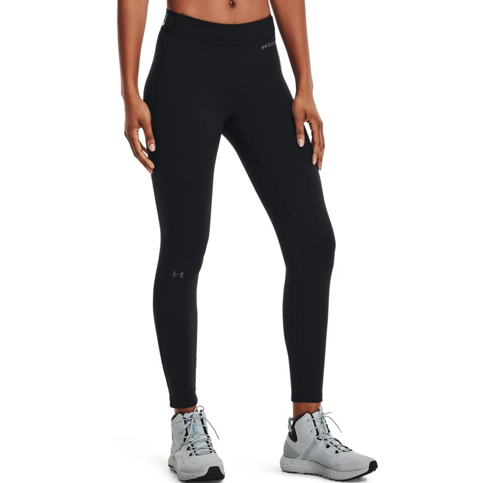 Under Armour 1343324 Women's UA ColdGear Base 3.0 Baselayer Leggings, Black - Image 3 of 4