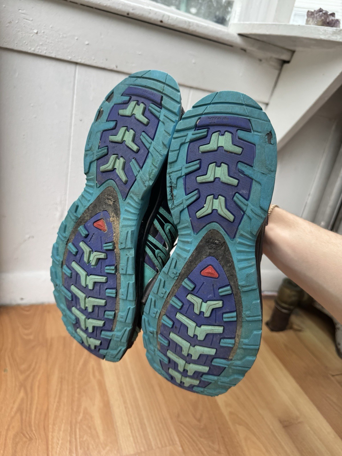 Scarpe da trail running Salomon XA PRO 3D Ultra 2 da donna taglia 8 5 nere e viola