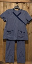 6 Pc Lot Scrubs 3 Tops/3 Pants Pants Size Medium/Tops Size Large. See Photos.