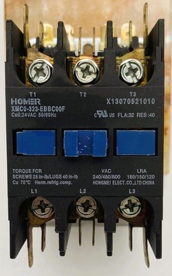 Trane X13070521010 24V 3 Pole Contactor HOMER XMC0-323-EBBC00F Voyager OEM