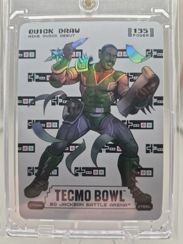 2026 Bo Jackson Battle Arena Tecmo Bowl Quick Draw Mike Quick Steel Sore Thumb