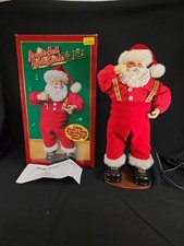 Jingle Bell Rock Santa Dancing Singing 1st Ed 1998 Original Box 16"Vintage VIDEO