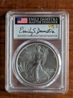 2022 W Burnished American Silver Eagle PCGS SP70 MILK SPOTS