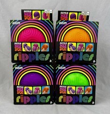 Needoh Super Ripple Nee Doh  Green, Orange, Pink, & Purple RARE Lot of 4