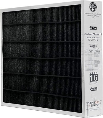 Healthy Climate X6675 20x25x5 Healthy Climate Carbon-Clean MERV 16 Filter Bundle